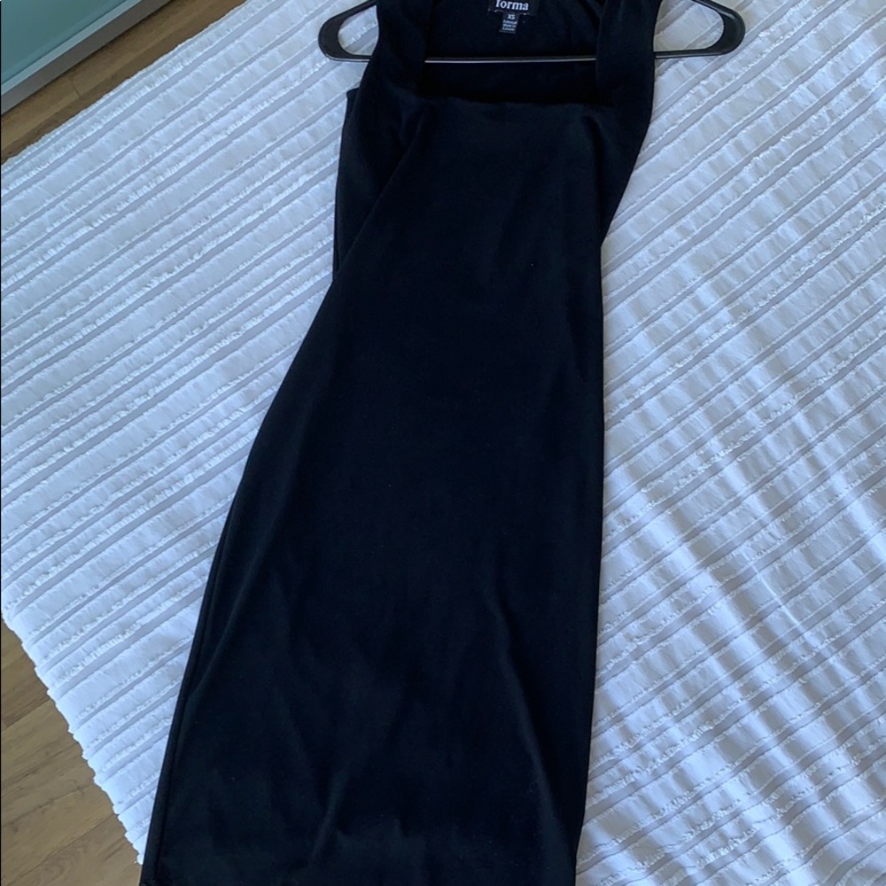 Black fitted serving dress!